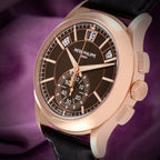 Patek Philippe Complications Flyback Annual Calendar Rose Gold Brown 5905R-001