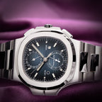 Patek Philippe Nautilus Travel Time Flyback Chronograph Steel Blue 5990/1A-011