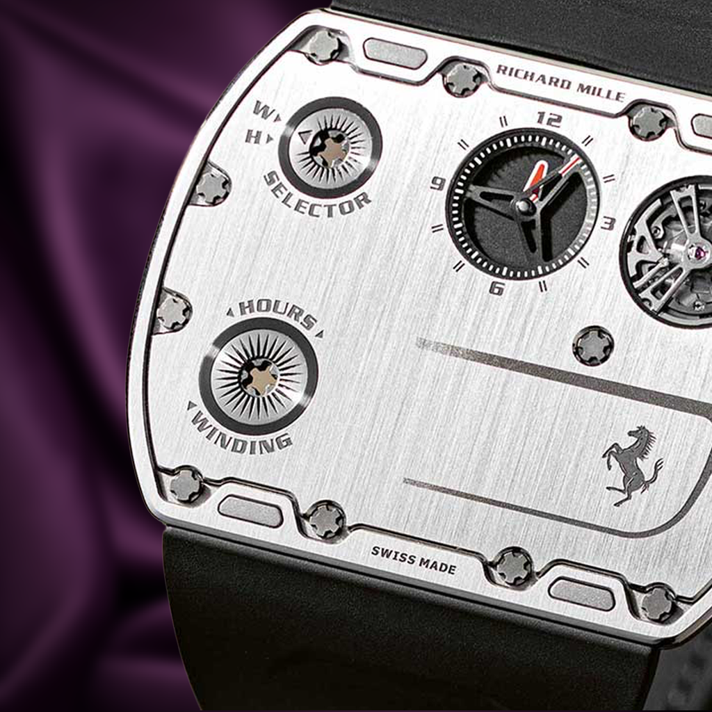 Richard Mille RM UP-01 Ferrari Manual Winding Ultraflat Titanium RM UP-01