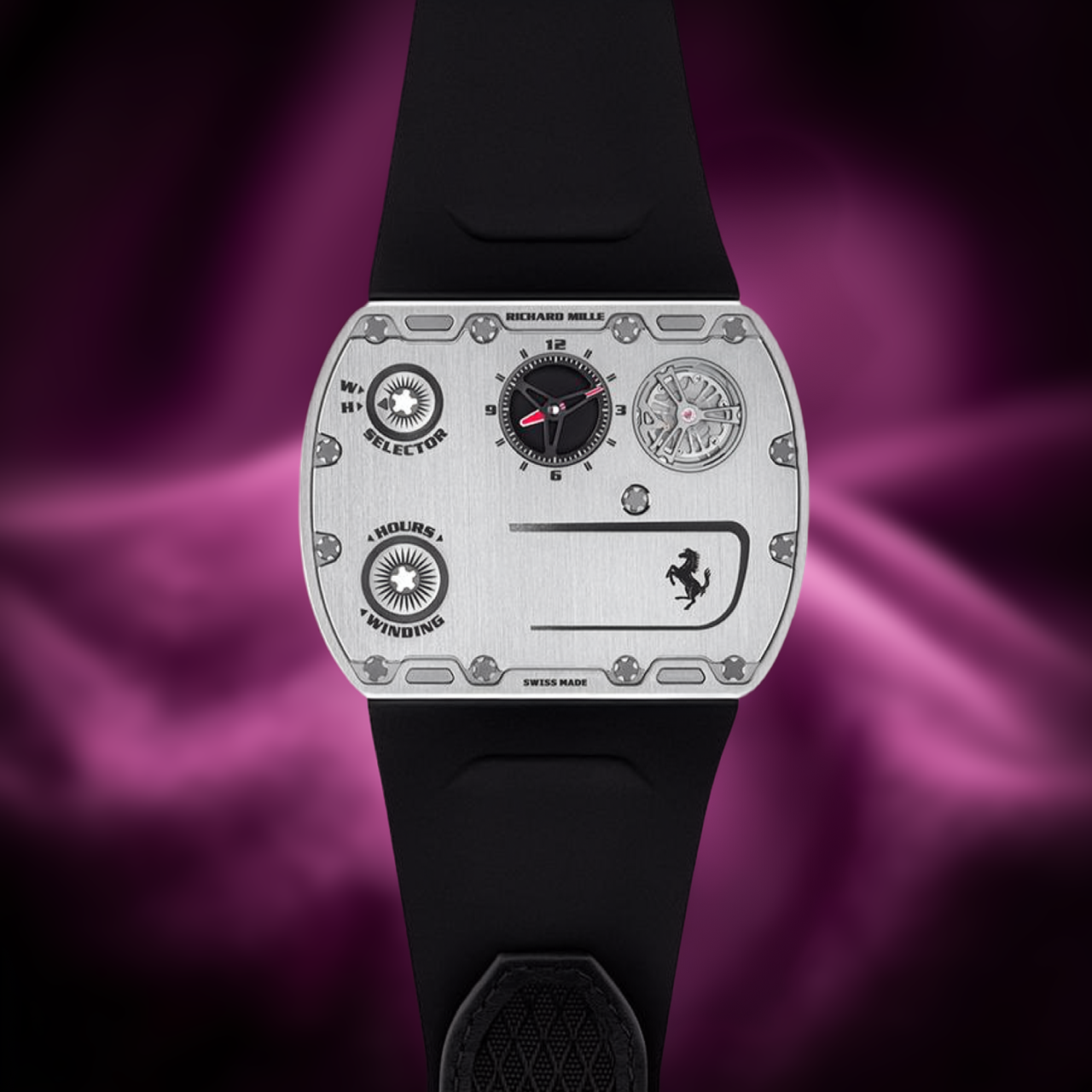 Richard Mille RM UP-01 Ferrari Manual Winding Ultraflat Titanium RM UP-01