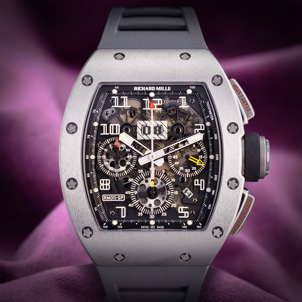 Richard Mille RM 011 Automatic Flyback Chronograph Felipe Massa LES RM011 AK Ti