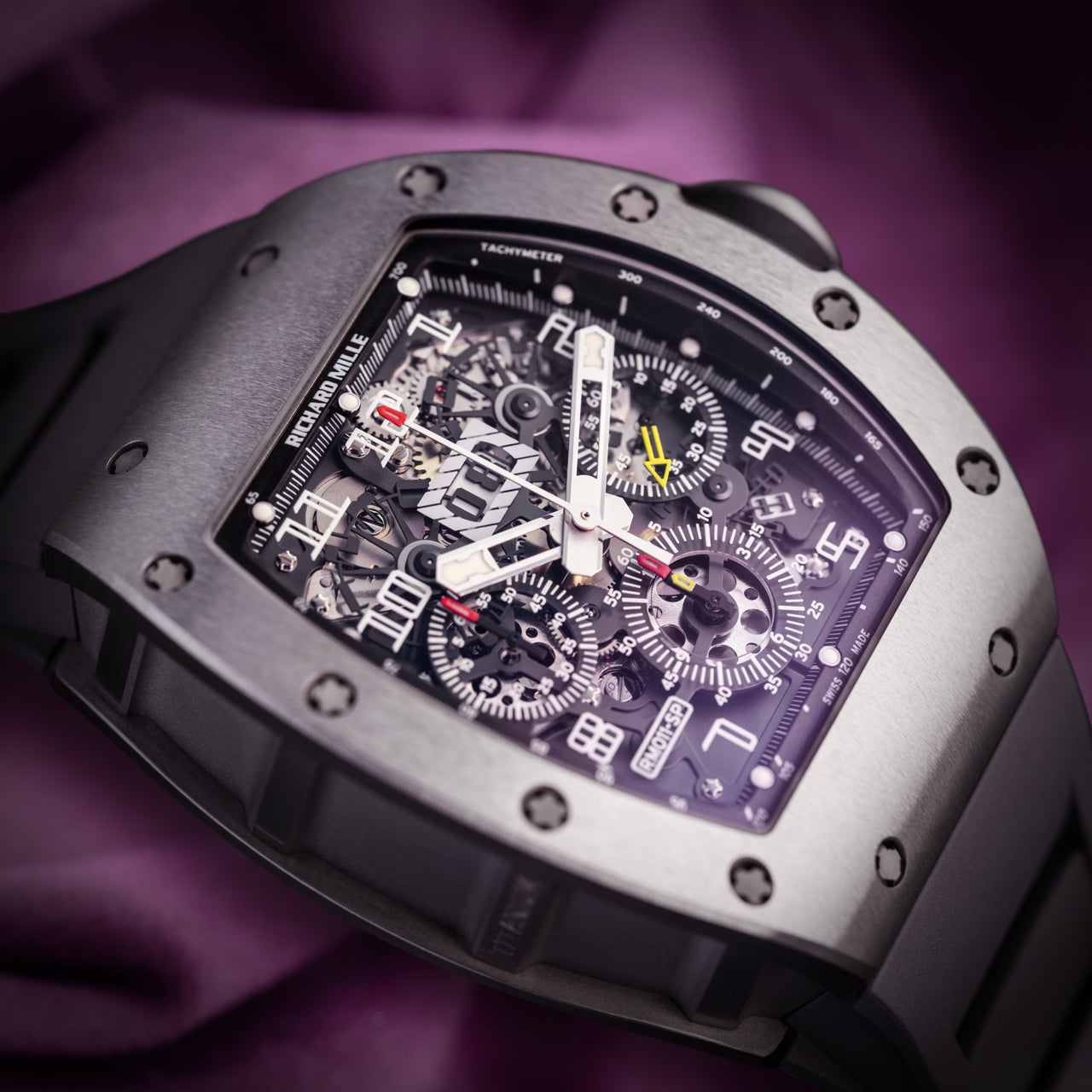 Richard Mille RM 011 Automatic Flyback Chronograph Felipe Massa LES RM011 AK Ti