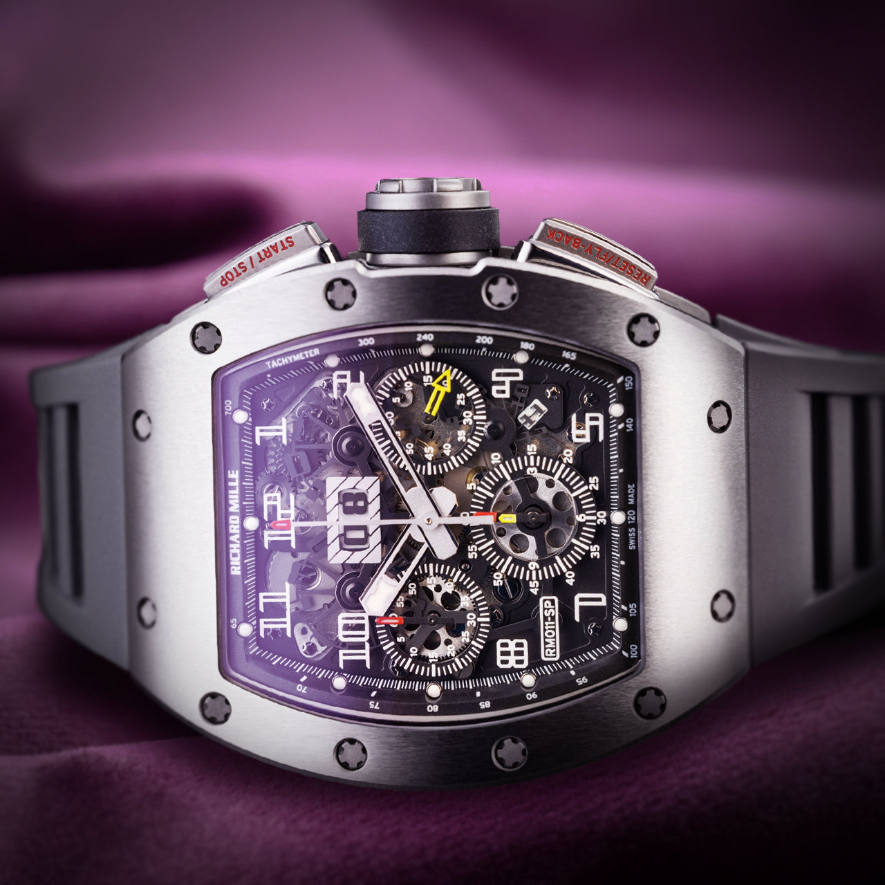 Richard Mille RM 011 Automatic Flyback Chronograph Felipe Massa LES RM011 AK Ti