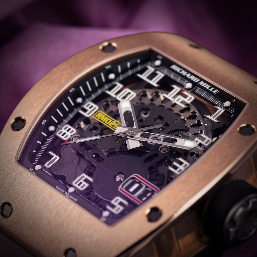 Richard Mille RM 029 Automatic Oversized Date Red Gold BS RM029 RG