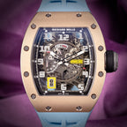 Richard Mille RM 030 Declutchable Rotor Vibrant Blue Strap RM030 RG