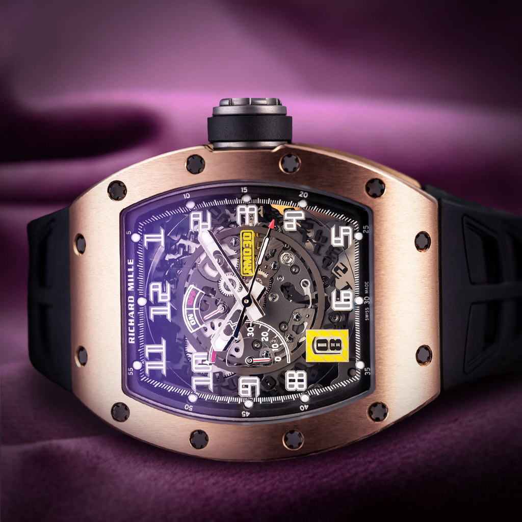 Richard Mille RM 030 Declutchable Rotor Black Strap RM030 RG