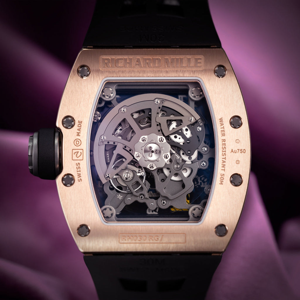 Richard Mille RM 030 Declutchable Rotor Black Strap RM030 RG