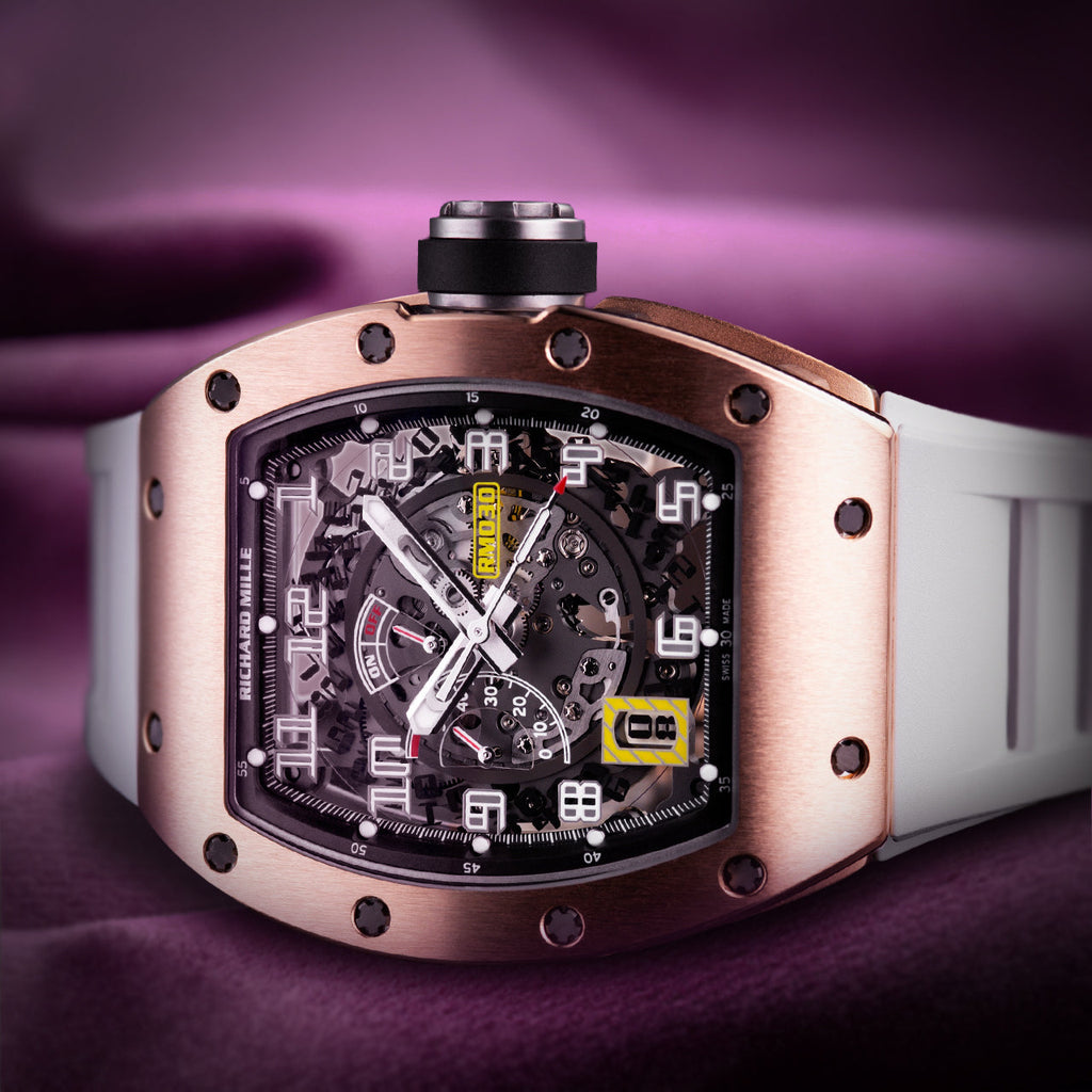 Richard Mille RM 030 Declutchable Rotor White Strap RM030 AN RG