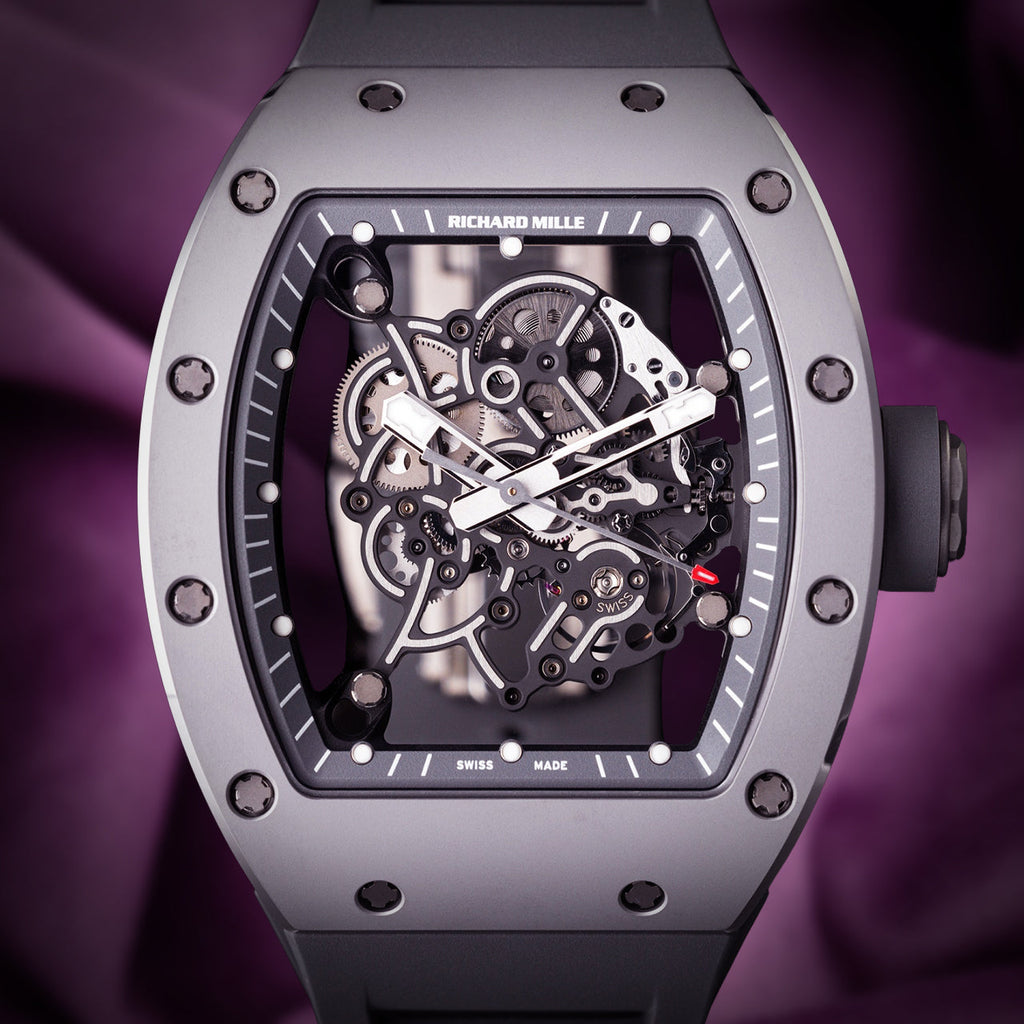 Richard Mille RM 055 Bubba Watson All Grey Ceramic Limited RM 055 Ti-TiC