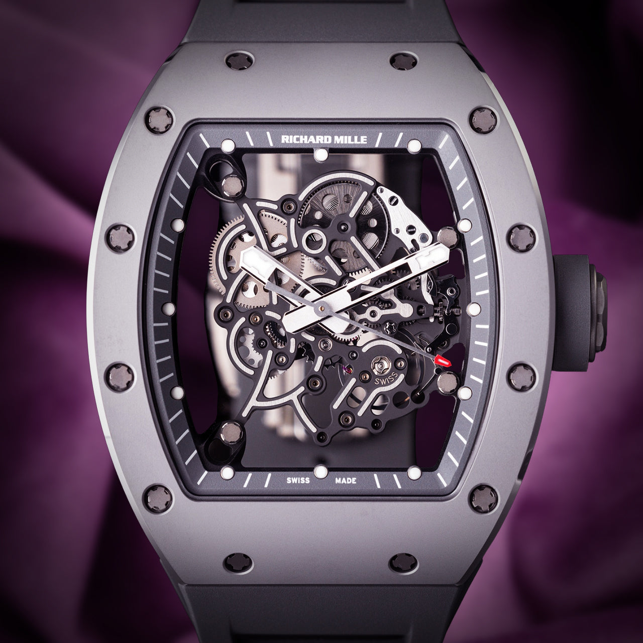 Richard Mille RM 055 Bubba Watson All Grey Ceramic Limited RM 055 Ti-TiC