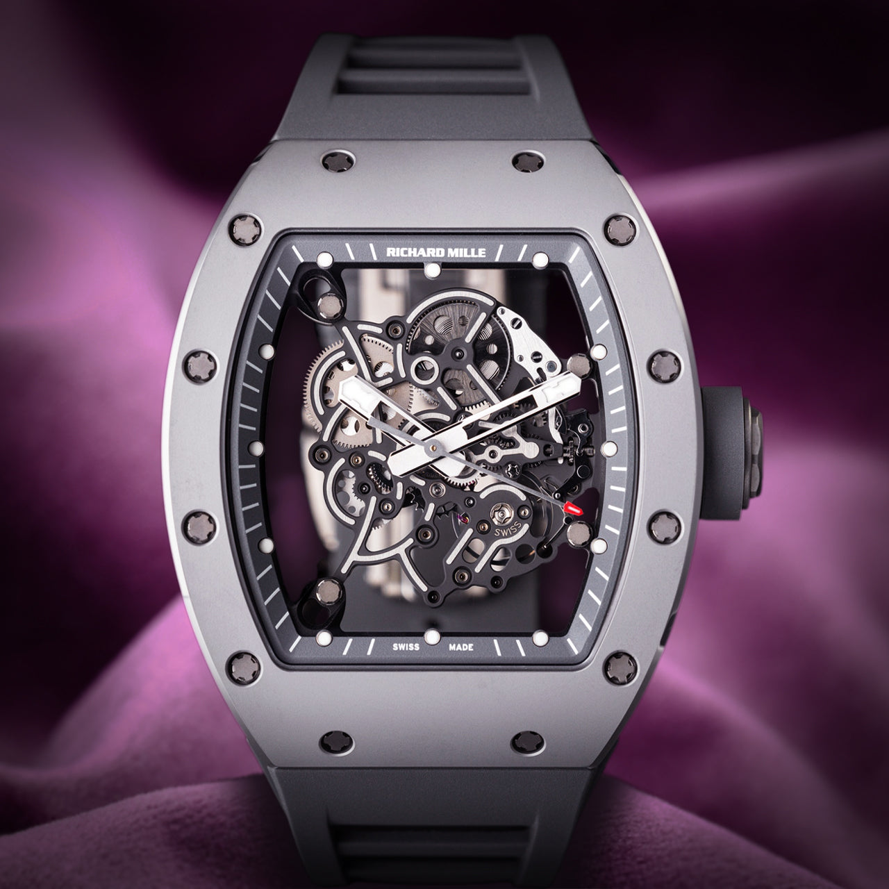 Richard Mille RM 055 Bubba Watson All Grey Ceramic Limited RM 055 Ti-TiC