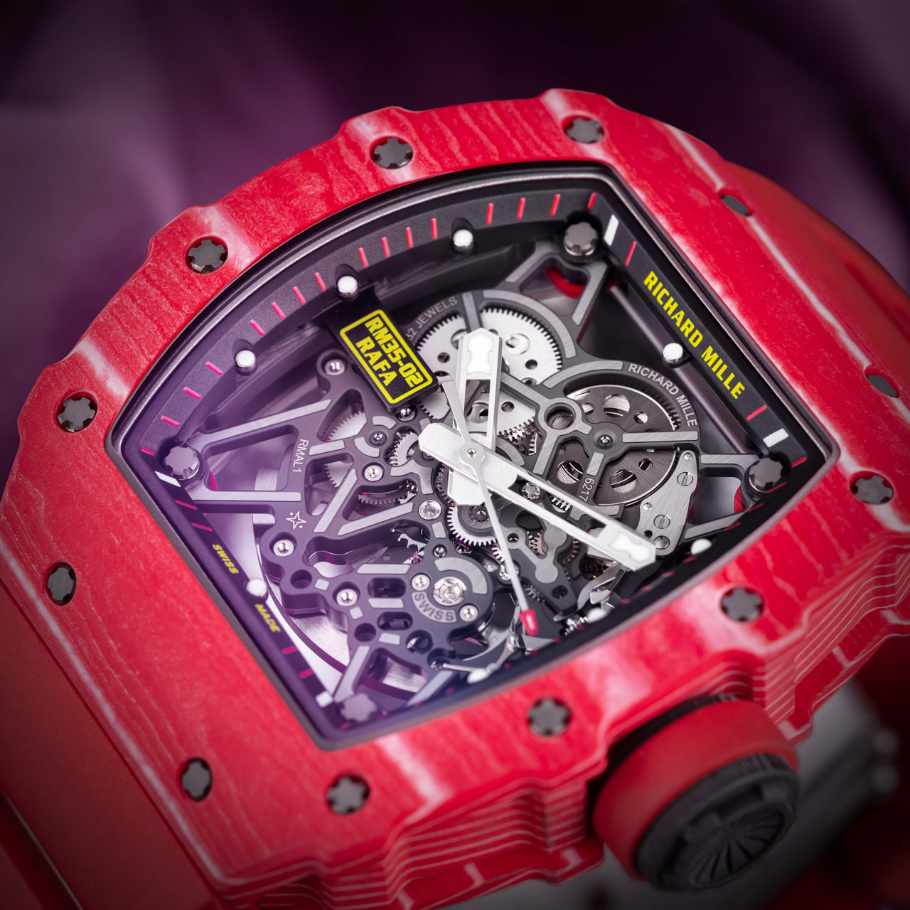 Richard Mille RM 35-02 Automatic Rafael Nadal Quartz-TPT Red RS RM35-02 FQ