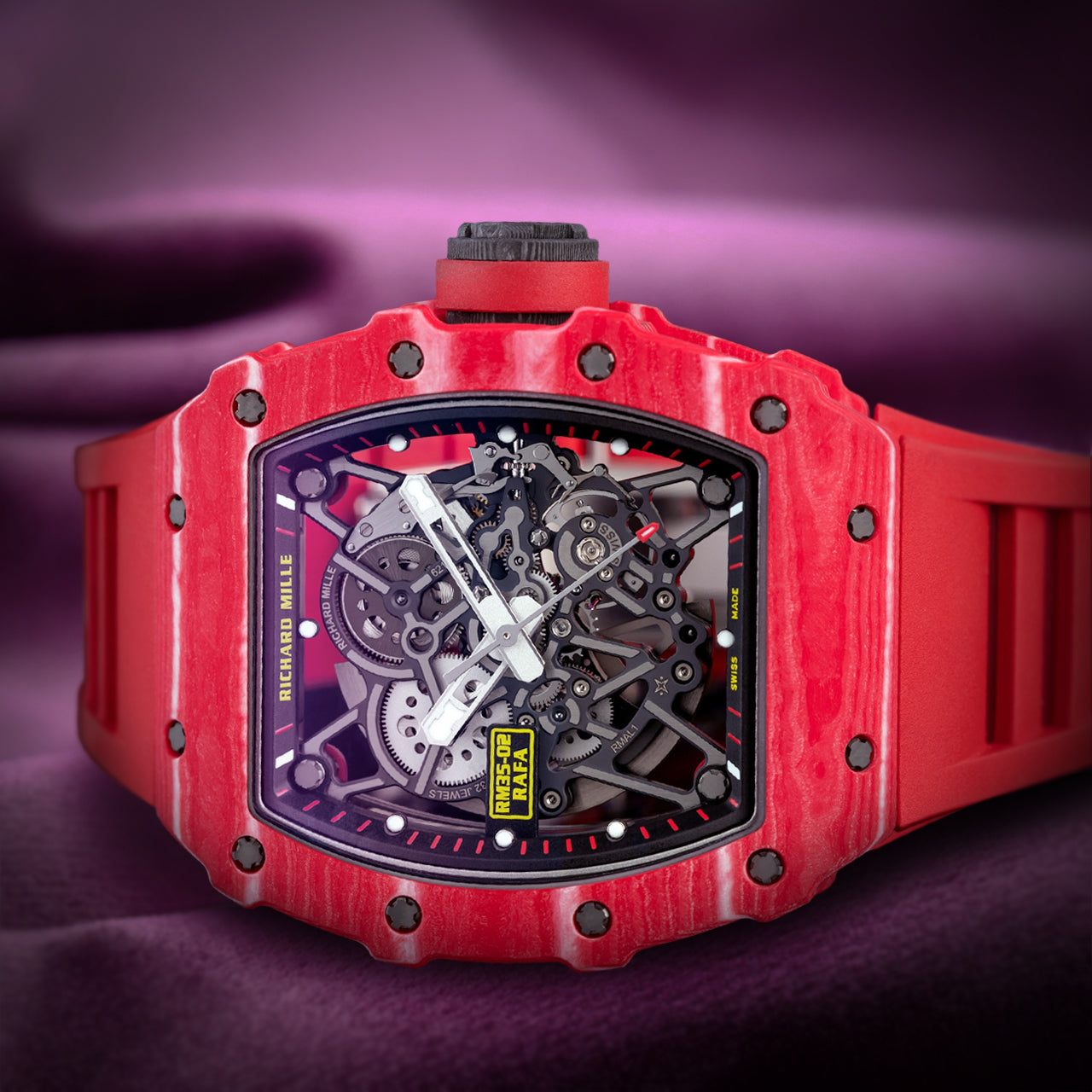 Richard Mille RM 35-02 Automatic Rafael Nadal Quartz-TPT Red RS RM35-02 FQ