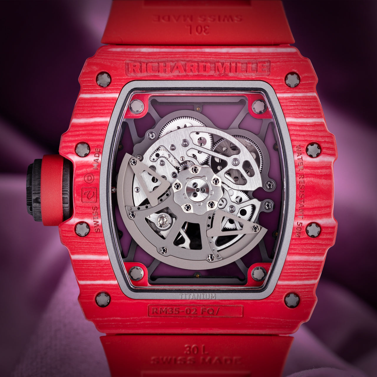 Richard Mille RM 35-02 Automatic Rafael Nadal Quartz-TPT Red RS RM35-02 FQ