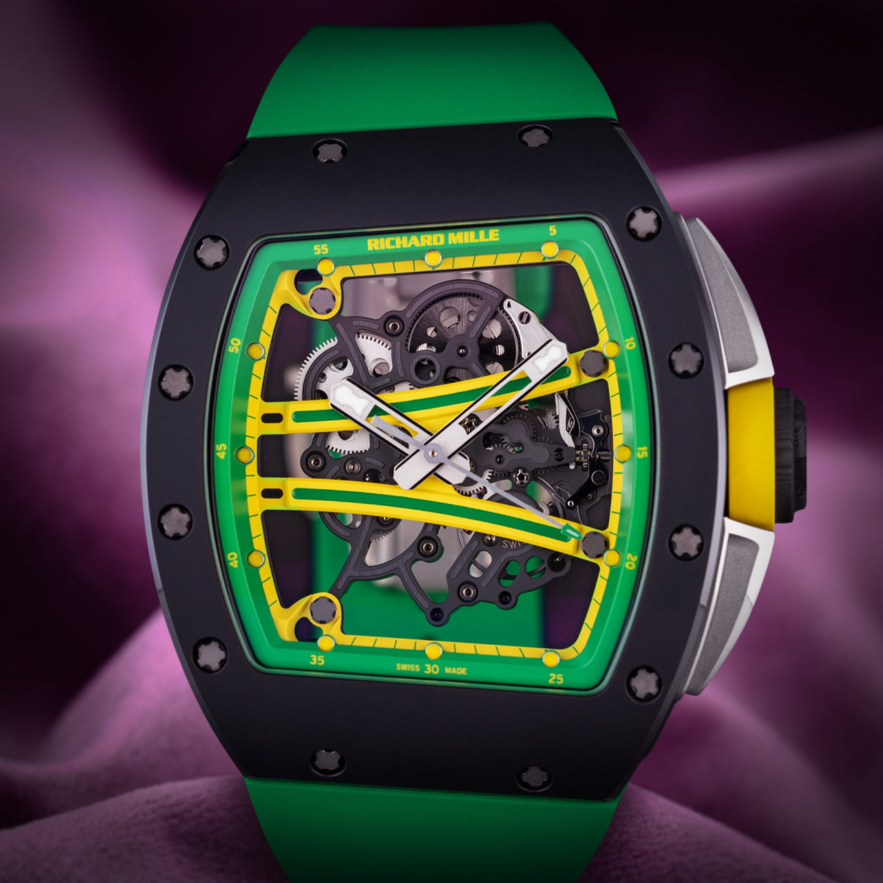 Richard Mille RM 61-01 Manual Winding Yohan Blake Jamaican Flag RM61-01 CA-TZP