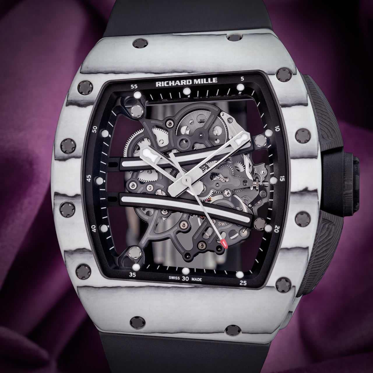 Richard Mille RM 61-01 Ultimate Edition Yohan Blake White Carbon RM61-01 CA FQ