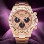 Rolex Daytona 18k Everose Gold Oyster 116505 Pink Dial