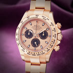 Rolex Daytona 18k Everose Gold Oyster 116505 Pink Dial