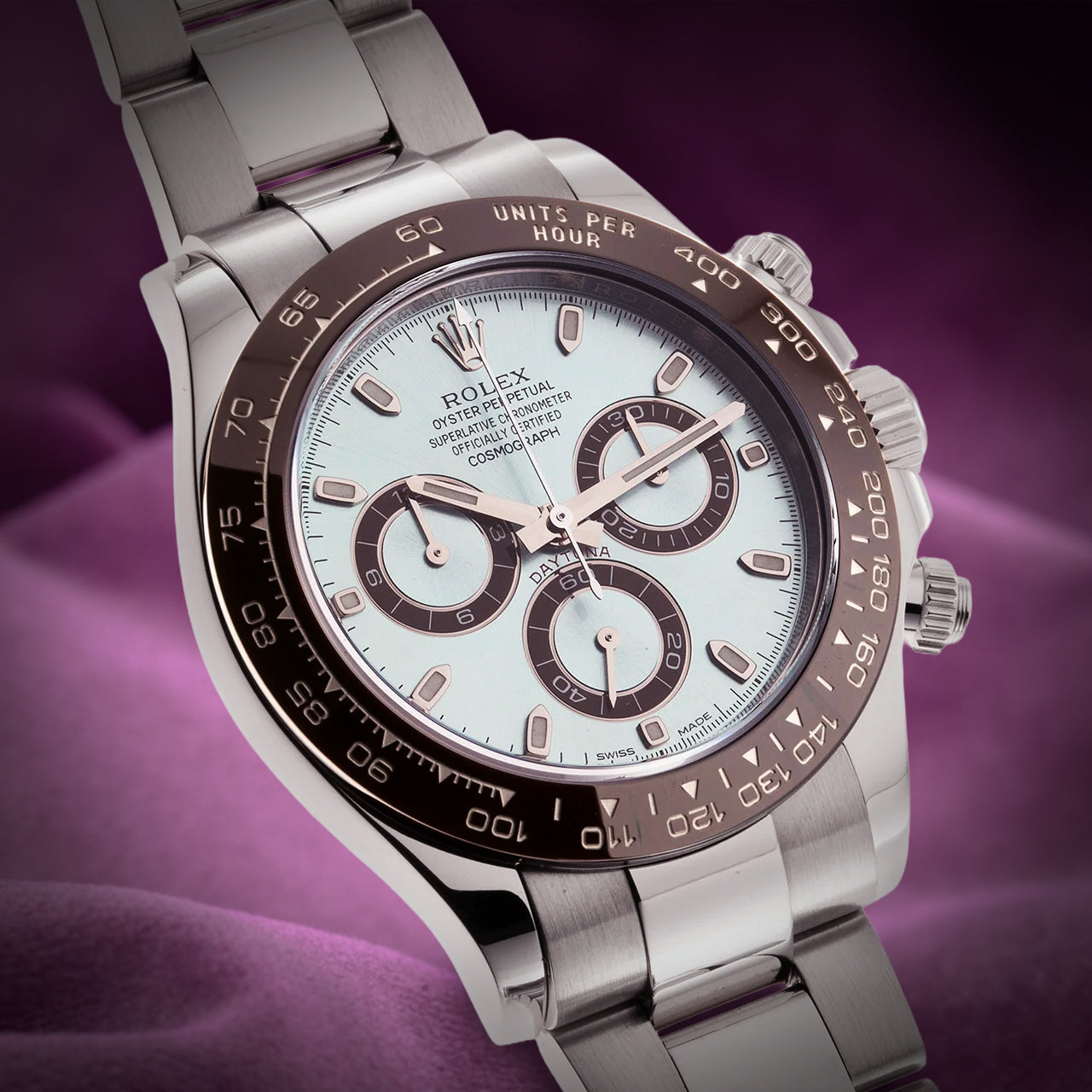 Rolex Daytona Platinum Oyster 116506 Ice Blue Dial