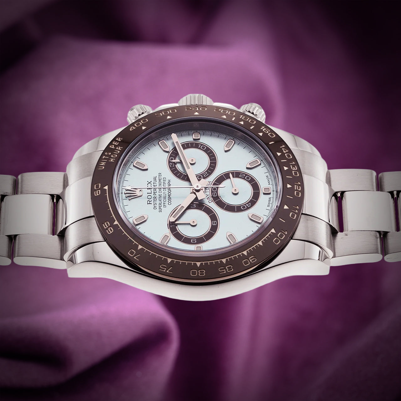 Rolex Daytona Platinum Oyster 116506 Ice Blue Dial