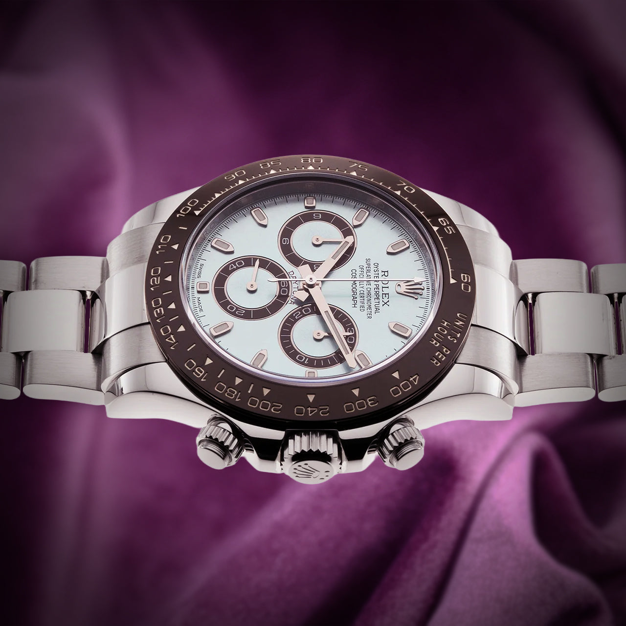 Rolex Daytona Platinum Oyster 116506 Ice Blue Dial