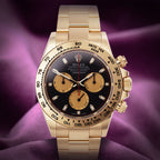 Rolex Daytona Paul Newman 18k Yellow Gold Oyster 116508 Black Dial