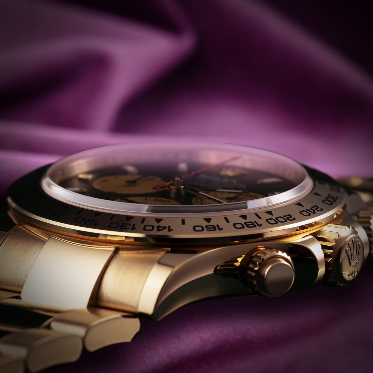 Rolex Daytona Paul Newman 18k Yellow Gold Oyster 116508 Black Dial