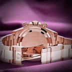Rolex Daytona 18k Everose Gold Oyster 126505 Black Diamond Dial