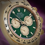 Rolex Daytona John Mayer 2.0 18k Yellow Gold Oyster 126508 Green and Golden Dial