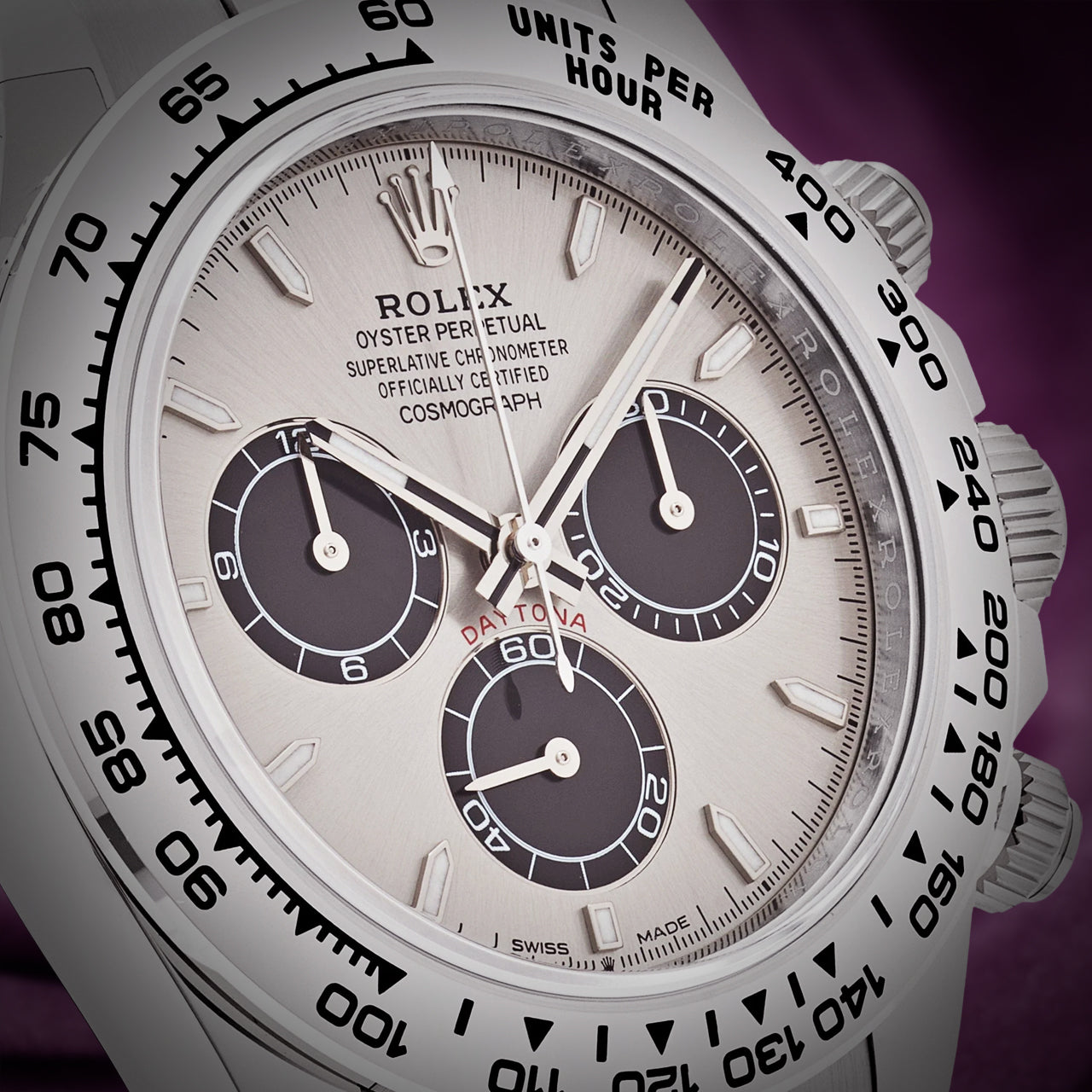 Rolex Daytona Ghost 18k White Gold Oyster 126509 Silver Dial
