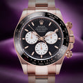 Rolex Daytona Le Mans 18k Rose Gold Oyster 126525LN Black Dial