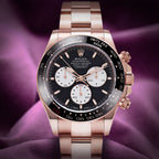 Rolex Daytona Le Mans 18k Rose Gold Oyster 126525LN Black Dial