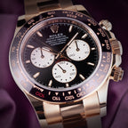 Rolex Daytona Le Mans 18k Rose Gold Oyster 126525LN Black Dial