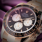 Rolex Daytona Le Mans 18k Rose Gold Oyster 126525LN Black Dial