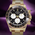 Rolex Daytona Le Mans 18k Yellow Gold Oyster 126528LN Black Dial