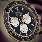 Rolex Daytona Le Mans 18k Yellow Gold Oyster 126528LN Black Dial