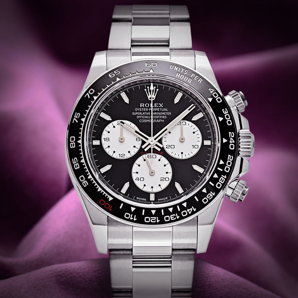Rolex Daytona Le Mans 18k White Gold Oyster 126529LN Black Dial