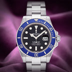 Rolex Submariner Cookie Monster 18k White Gold Oyster 126619LB Black and Blue