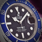 Rolex Submariner Cookie Monster 18k White Gold Oyster 126619LB Black and Blue