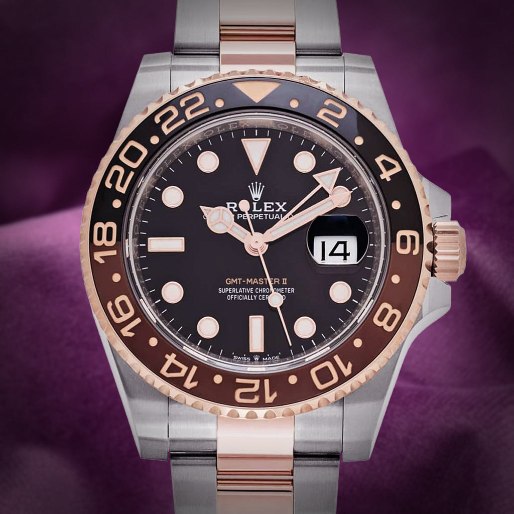 Rolex GMT-Master II Root Beer Stainless Steel / 18k Rose Gold Oyster 126711CHNR