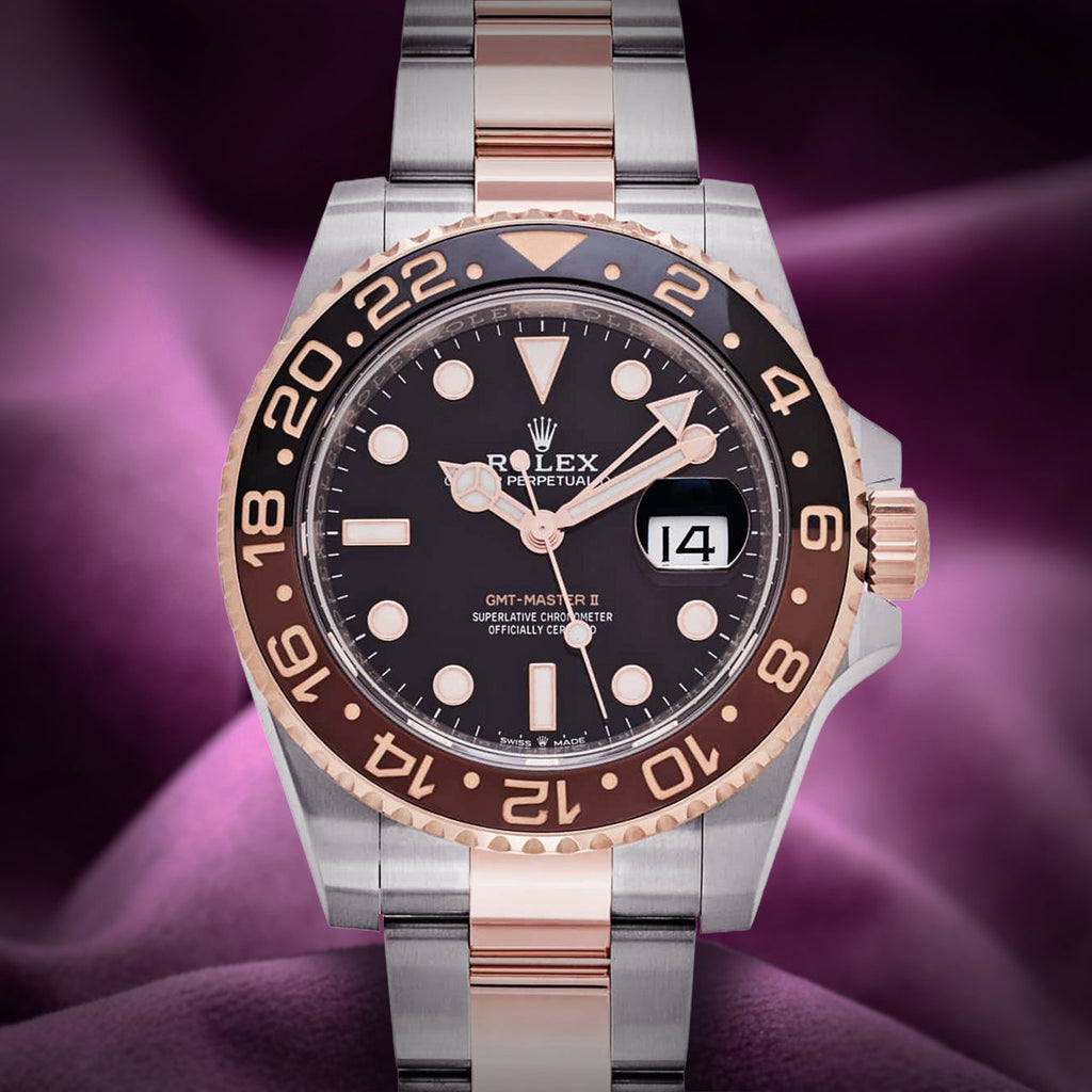 Rolex GMT-Master II Root Beer Stainless Steel / 18k Rose Gold Oyster 126711CHNR