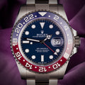 Rolex GMT-Master II Pepsi 18k White Gold Oyster 126719BLRO Blue Dial