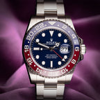 Rolex GMT-Master II Pepsi 18k White Gold Oyster 126719BLRO Blue Dial