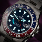 Rolex GMT-Master II Pepsi 18k White Gold Oyster 126719BLRO Blue Dial
