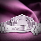 Rolex Day-Date 40 President Platinum 228206 Ice Blue Diagonal Motif Dial