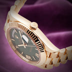 Rolex Day-Date 40 President 18k Yellow Gold 228238 Green Lacquer Dial