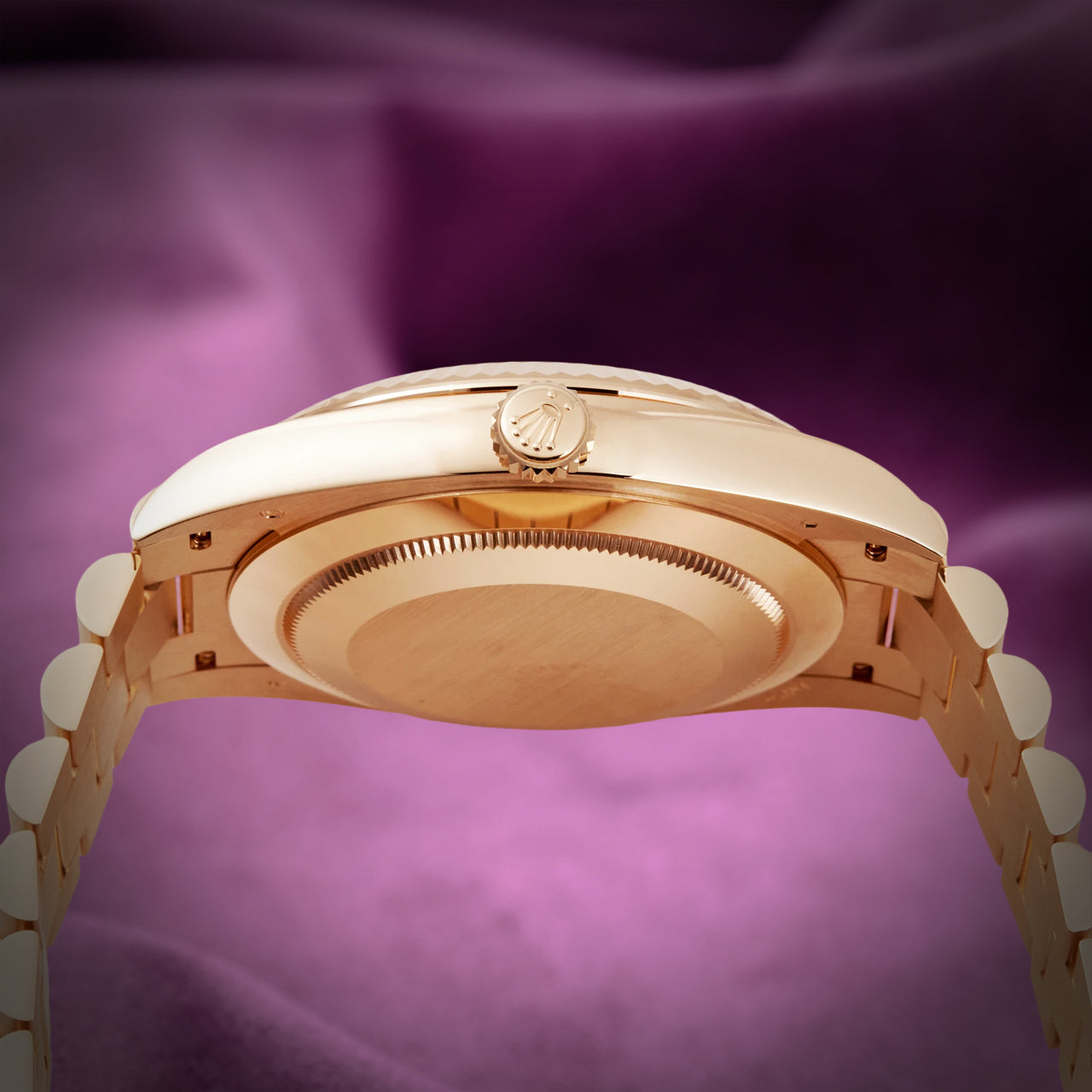 Rolex Day-Date 40 President 18k Yellow Gold 228238 Green Lacquer Dial