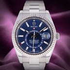 Rolex Sky-Dweller Stainless Steel Oyster 336934 Bright Blue Dial