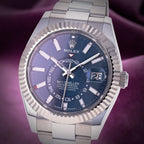 Rolex Sky-Dweller Stainless Steel Oyster 336934 Bright Blue Dial
