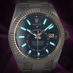 Rolex Sky-Dweller Stainless Steel Oyster 336934 Bright Blue Dial